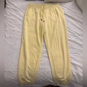 Old Navy Light Yellow Sweatpants